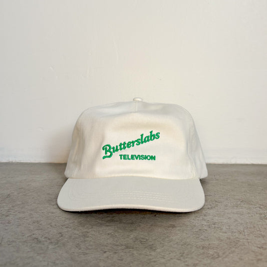 cream television hat