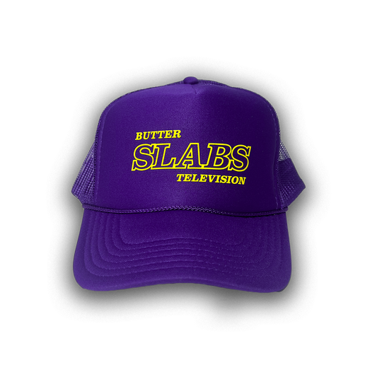 slabs television trucker - purple